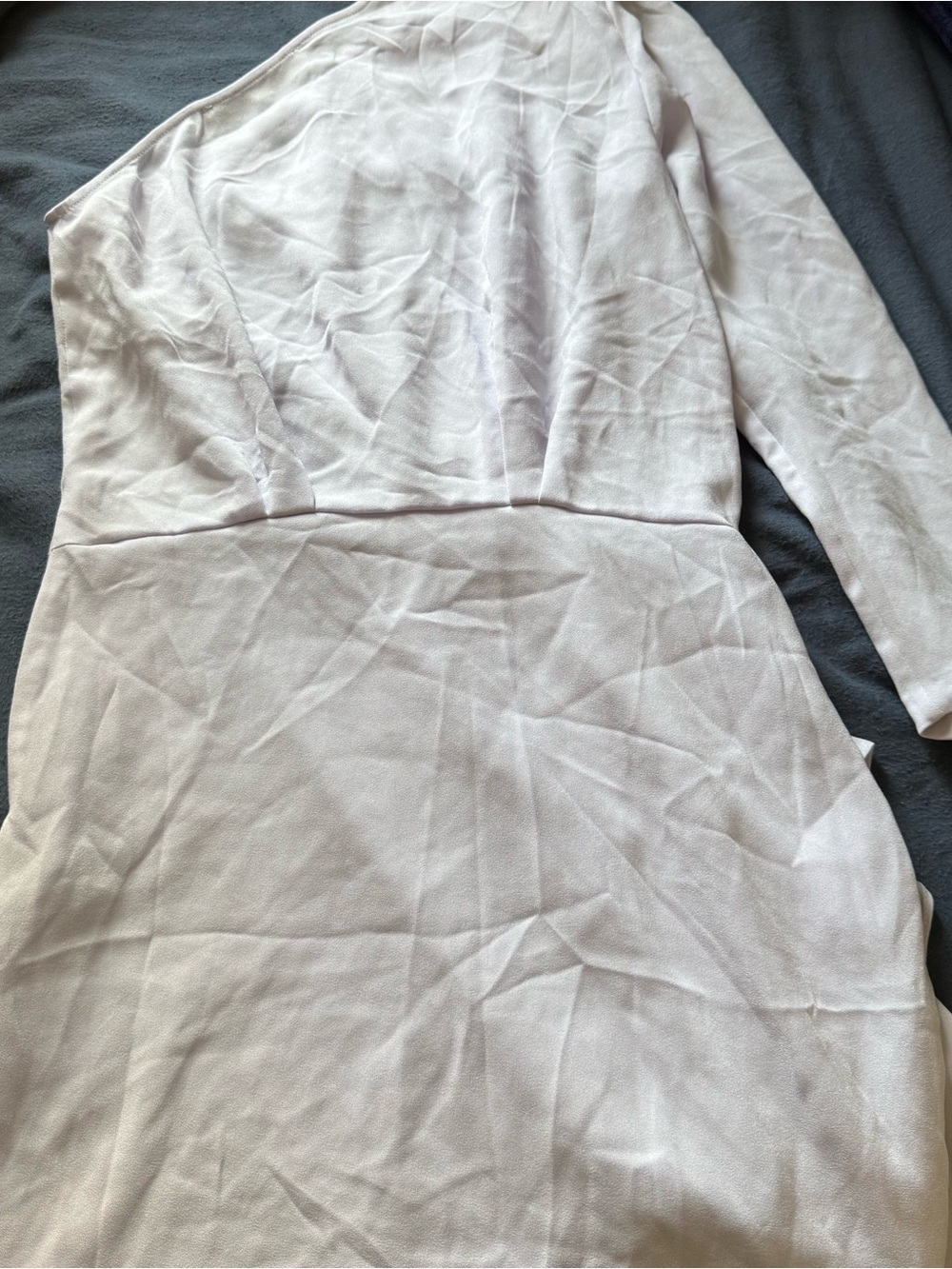 IRO One-Shoulder Lavender Ruffle Dress - Picture 4 of 7